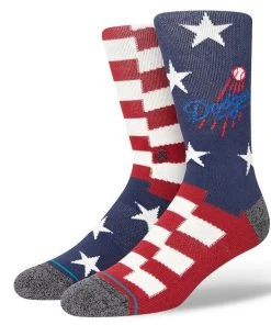 2022 Los Angeles Dodgers LA Stance MLB Brigade USA America Socks Large Mens 9-13