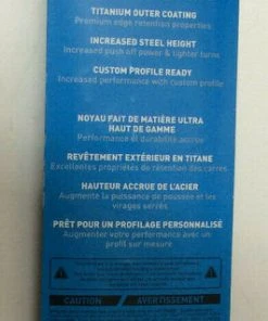 Bauer TUUK LS Pulse Ti Blades Edge Runners Titanium 254, 263, 272, 280 1 Pair Bauer Hockey