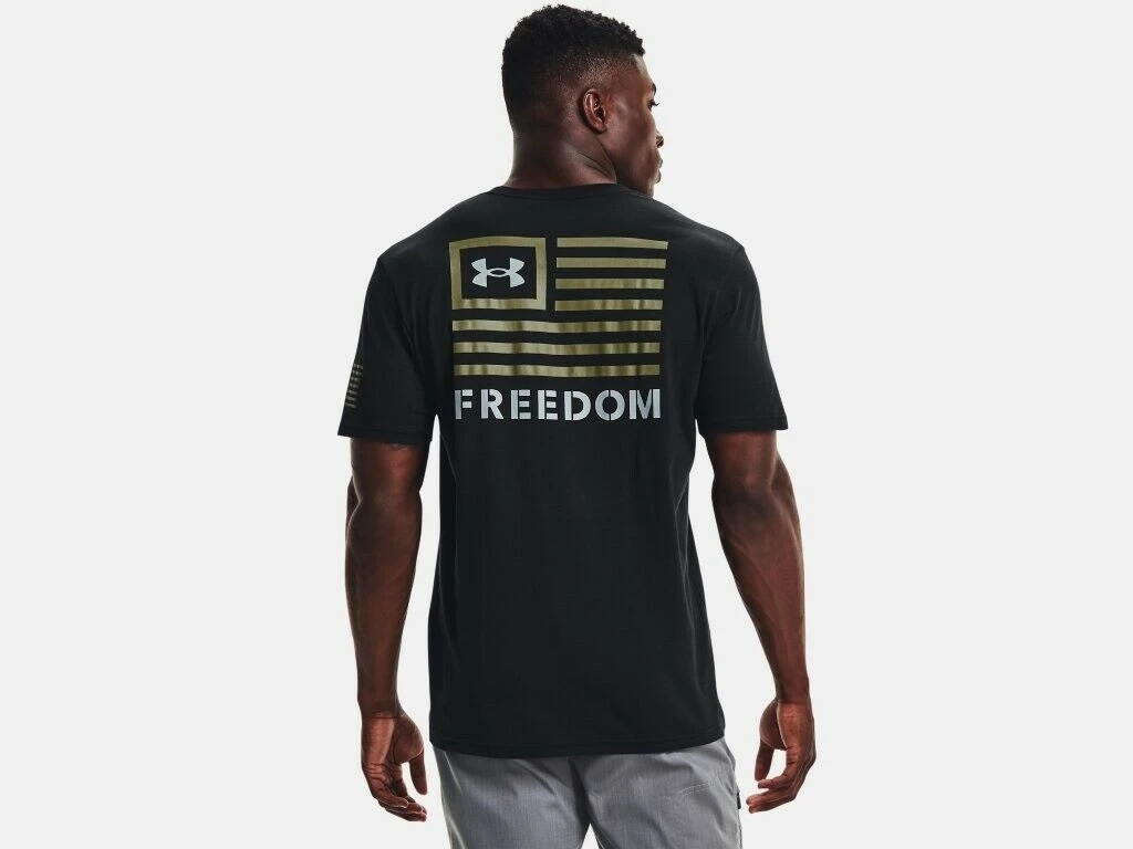 Under Armour Mens UA New Freedom Banner T Short Sleeve Graphic T-Shirt SS Tee 1 Under Armour Mens UA New Freedom Banner T Short Sleeve Graphic T-Shirt SS Tee