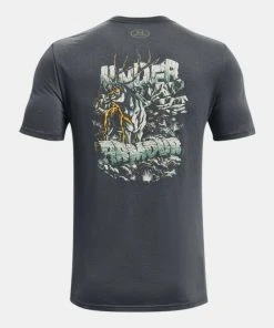 Under Armour Men's UA Aggressive Elk Short Sleeve Graphic T-Shirt SS Camo Tee