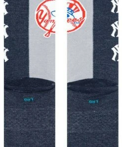 2022 New York Yankees NY Stance MLB Split Crew Baseball Socks Large Men's 9-13