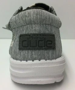 Hey Dude Shoes Hey Dude Wally Stretch Ozone Men's Shoes Lightweight Comfortable Slip On Casual