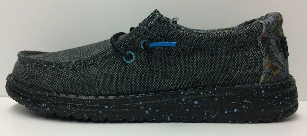Hey Dude Wally Youth Chambray Wave Ride Lightweight Slip On Casual Comfort Shoes Hey Dude Shoes 3 Hey Dude Wally Youth Chambray Wave Ride Lightweight Slip On Casual Comfort Shoes Hey Dude Shoes