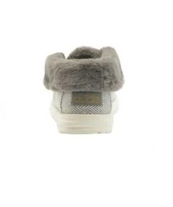 Hey Dude Wendy Britt Herringbone Grey Women's Lightweight Casual Slip On Shoes Hey Dude Shoes 9 Hey Dude Wendy Britt Herringbone Grey Women's Lightweight Casual Slip On Shoes Hey Dude Shoes