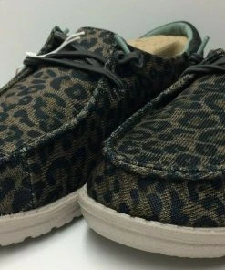 Hey Dude Shoes Hey Dude Wendy Sox Leo Brown Lightweight Casual Comfortable SlipOn Women's Shoes