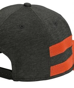 New Era 9FIFTY Shadow Heather Striped Flat Brim Snapback Hat Cap - Blank 950