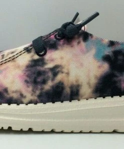 Hey Dude Wendy Tie Dye Dawn Blue Women's Lightweight Slip On Casual Shoes