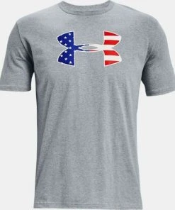 Under Armour Mens UA Freedom Big Flag Logo Short Sleeve Graphic T-Shirt SS Tee 37 Under Armour Mens UA Freedom Big Flag Logo Short Sleeve Graphic T-Shirt SS Tee