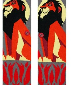 Stance, Disney Stance X The Lion King Scar Socks Large Men's 9-13 Disney Villains