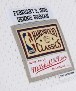 1992 NBA All-Star Game Dennis Rodman #10 Mitchell & Ness White Authentic Jersey