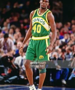 Shawn Kemp Seattle SuperSonics Mitchell & Ness Authentic 1994-95 Jersey Sonics NBA