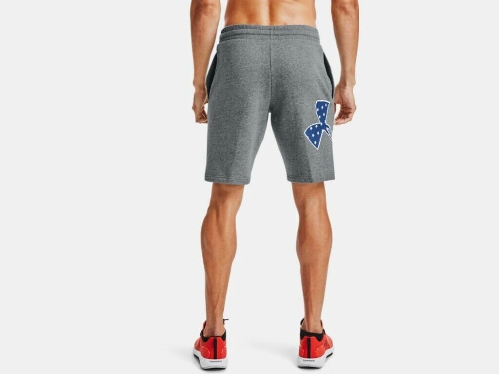 Under Armour Men's UA Freedom Rival Big Flag Logo Casual Workout Fitness Shorts 8 Under Armour Men's UA Freedom Rival Big Flag Logo Casual Workout Fitness Shorts