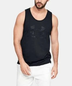 Under Armour Men's UA Sport Style Logo Cotton Tank Big Logo - Many Colors