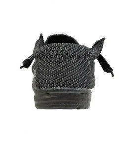 Hey Dude Wally L Sox Black Men's Shoes Comfortable Lightweight Slip On Casual 10 Hey Dude Wally L Sox Black Men's Shoes Comfortable Lightweight Slip On Casual