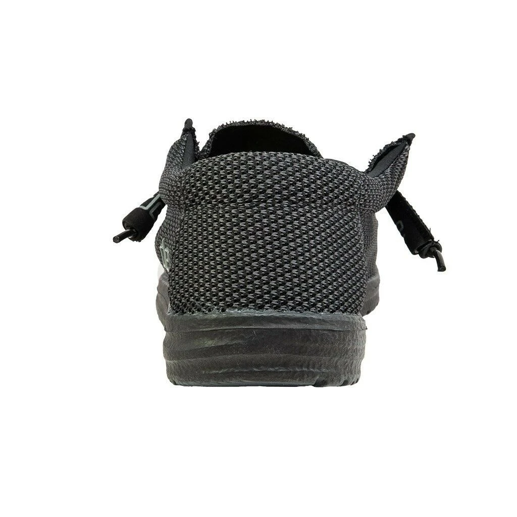 Hey Dude Wally L Sox Black Men's Shoes Comfortable Lightweight Slip On Casual 5 Hey Dude Wally L Sox Black Men's Shoes Comfortable Lightweight Slip On Casual