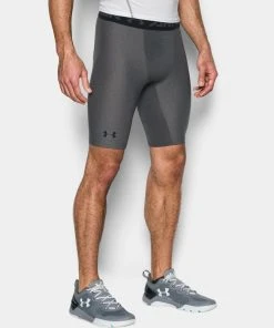 Under Armour Men's UA HeatGear Armour Long Compression Shorts Workout 9" Length 11 Under Armour Men's UA HeatGear Armour Long Compression Shorts Workout 9