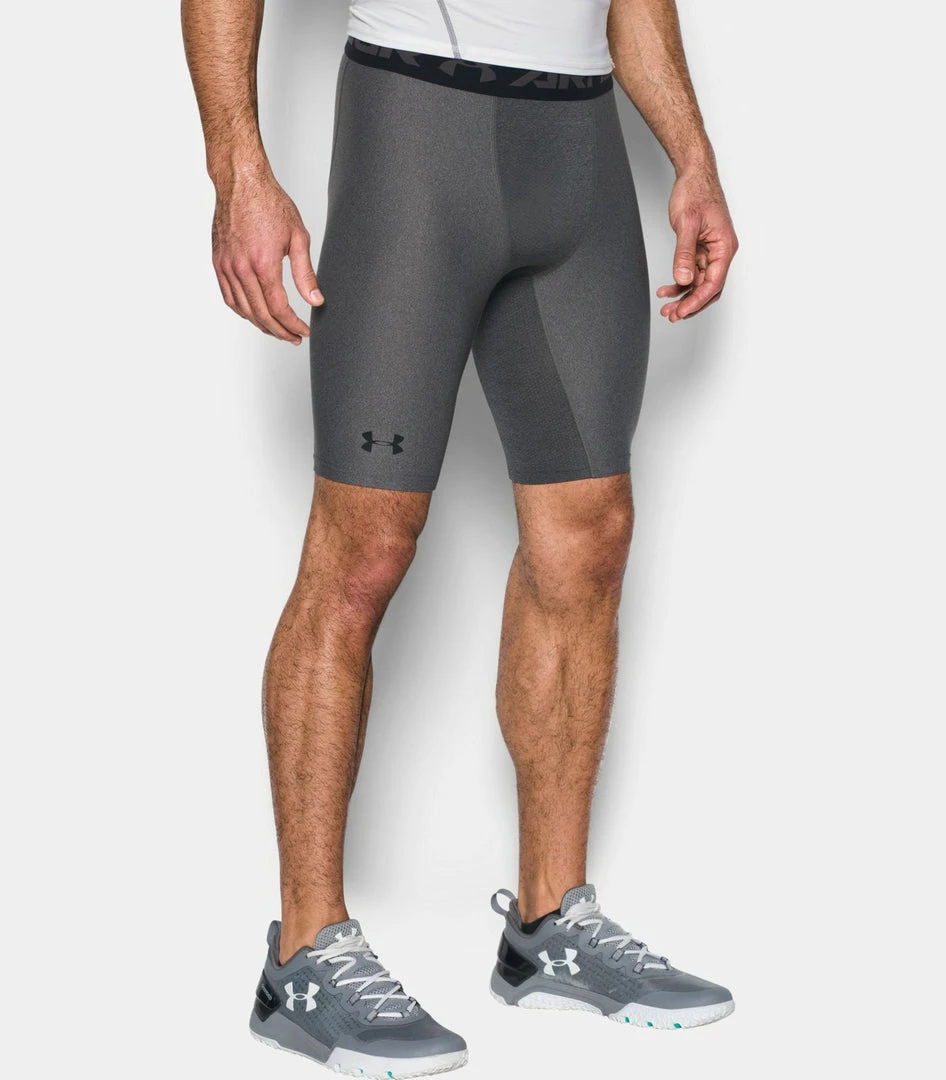 Under Armour Men's UA HeatGear Armour Long Compression Shorts Workout 9" Length 6 Under Armour Men's UA HeatGear Armour Long Compression Shorts Workout 9" Length