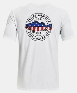 Under Armour Mens UA Freedom Bass Short Sleeve Graphic T-Shirt SS USA 1370306