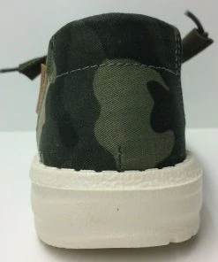 Hey Dude Shoes Hey Dude Wendy Print Camo Lightweight Casual Comfortable Slip On Women's Shoes