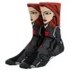 Black Widow Bioworld Marvel Comics Socks Mens 8-12 Natasha Romanova Avengers