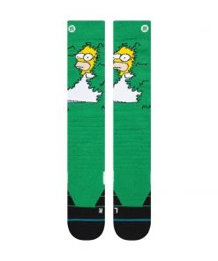 Stance X SNOW The Simpsons Homer Backing Into Bushes Meme Socks Large Men's 9-13