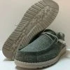 Hey Dude Wally Ash Crosshatch Men's Shoes Comfortable Lightweight Slip On Casual Hey Dude Shoes