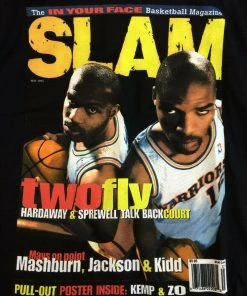 Mitchell & Ness SLAM Magazine Cover NBA Golden State Warriors Hardaway T-Shirt
