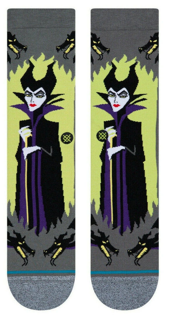 Stance, Disney Stance X Maleficent Sleeping Beauty Socks Large Men's 9-13 Disney Villains 2 Stance, Disney Stance X Maleficent Sleeping Beauty Socks Large Men's 9-13 Disney Villains
