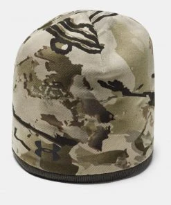 Under Armour Men's UA Reversible Camo Beanie Stocking Cap Hunting Hat Knit