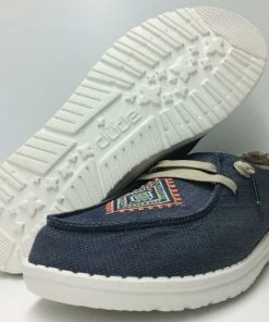 Hey Dude Shoes Hey Dude Wendy Boho Ocean Blue Women's Lightweight Casual Slip On Shoes Comfort