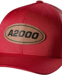 Wilson A2000 Leather Patch Baseball Snapback Mesh Back Snapback Hat Cap USA