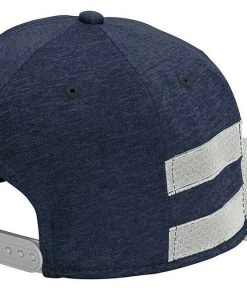 New Era 9FIFTY Shadow Heather Striped Flat Brim Snapback Hat Cap - Blank 950
