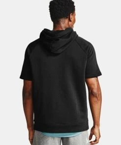 Under Armour Men's UA Rival Fleece Big Logo Short Sleeve Hoodie Sweatshirt Hood 7 Under Armour Men's UA Rival Fleece Big Logo Short Sleeve Hoodie Sweatshirt Hood