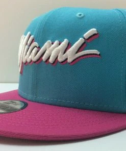 Miami Heat Vice New Era 9FIFTY NBA City Edition Snapback Cap South Beach Hat 950