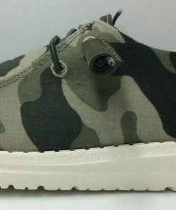 Hey Dude Shoes Hey Dude Wendy Print Camo Lightweight Casual Comfortable Slip On Women's Shoes