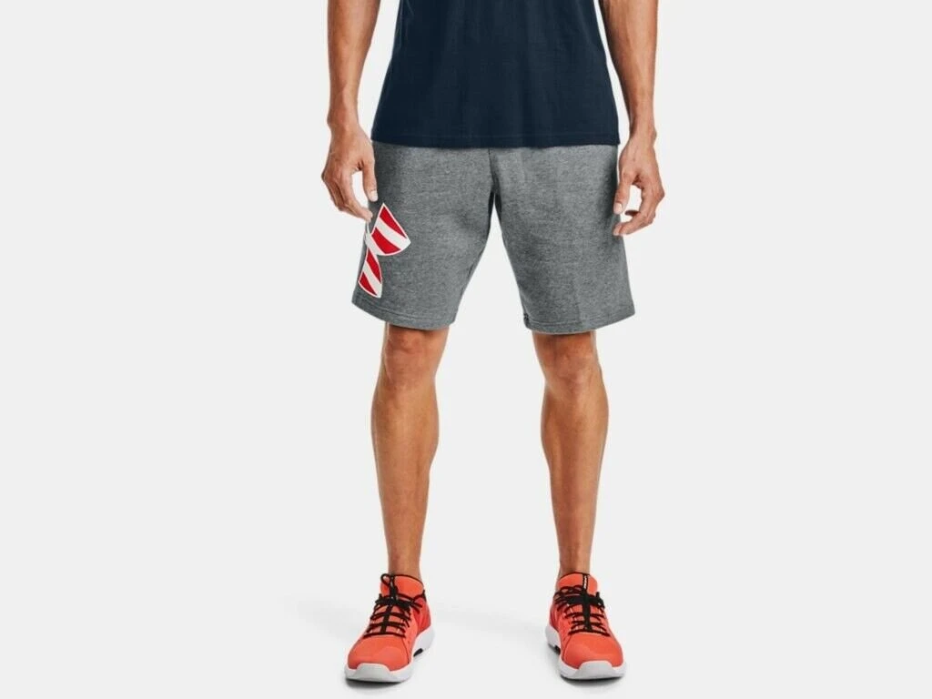 Under Armour Men's UA Freedom Rival Big Flag Logo Casual Workout Fitness Shorts 2 Under Armour Men's UA Freedom Rival Big Flag Logo Casual Workout Fitness Shorts