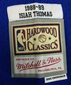 Isiah Thomas Detroit Pistons Mitchell & Ness NBA Authentic Jersey 1988-1989 18 Isiah Thomas Detroit Pistons Mitchell & Ness NBA Authentic Jersey 1988-1989