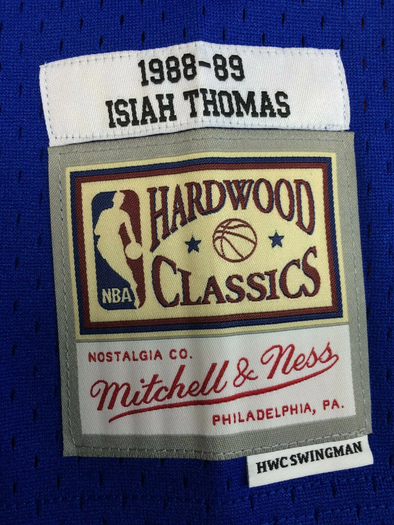 Isiah Thomas Detroit Pistons Mitchell & Ness NBA Authentic Jersey 1988-1989 8 Isiah Thomas Detroit Pistons Mitchell & Ness NBA Authentic Jersey 1988-1989