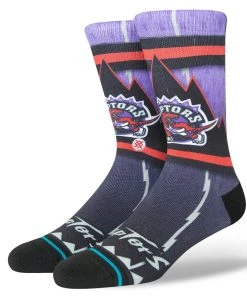 Toronto Raptors Stance NBA HWC Fader Hardwood Classics Crew Socks Large Men 9-13