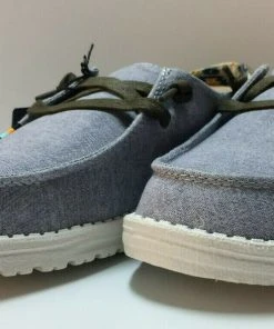 Hey Dude Wendy Rodeo Blue Aztec Women's Lightweight Casual Comfort Slip On Shoes Hey Dude Shoes