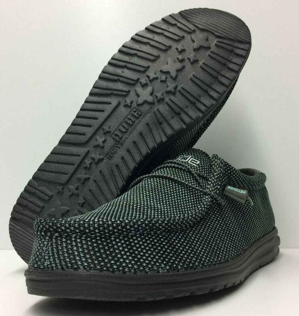 Hey Dude Wally Sox Asphalt Azur Men's Lightweight Slip On Casual Comfort Shoes Hey Dude Shoes 1 Hey Dude Wally Sox Asphalt Azur Men's Lightweight Slip On Casual Comfort Shoes Hey Dude Shoes