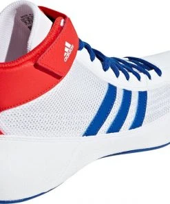 2023 Adidas HVC 2 USA White/Red/Royal Blue Adult Wrestling Shoes Men's Sizes