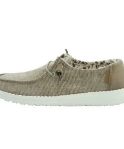 Hey Dude Wendy Chambray Sage Lightweight Slip On Casual Comfort Women's Shoes