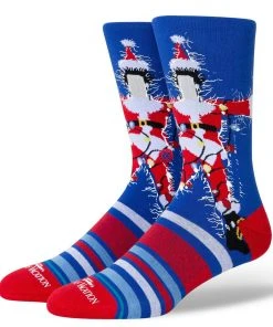 Stance X Christmas Vacation Movie Cover Clark Griswold Socks Large Men's 9-13