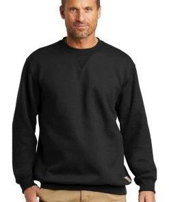 Carhartt Men's Midweight Crewneck Sweatshirt Pullover Long Sleeve Workwear Crew