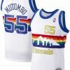 NBA Dikembe Mutombo Denver Nuggets Mitchell & Ness 1991-92 Authentic Jersey Rainbow