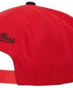 Portland Trail Blazers Mitchell & Ness NBA Snapback Hat 2Tone Hardwood Retro Cap