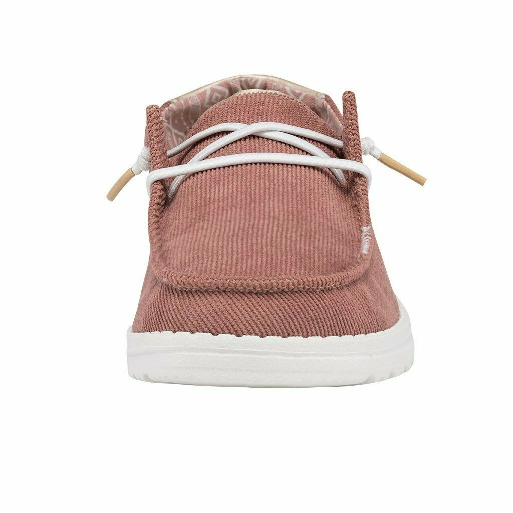Hey Dude Shoes Hey Dude Wendy Corduroy Desert Rose Women's Lightweight Shoes Slip On Casual 4 Hey Dude Shoes Hey Dude Wendy Corduroy Desert Rose Women's Lightweight Shoes Slip On Casual
